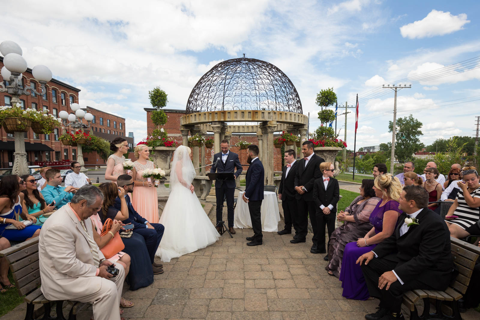 Wedding ceremony in Montreal