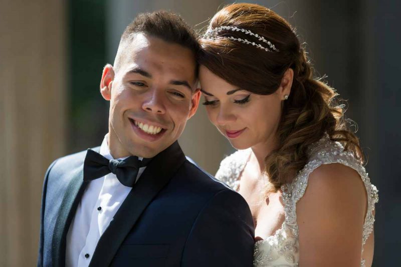 Newlyweds getting married in Montreal